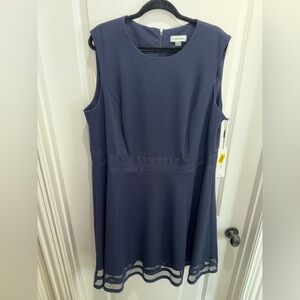 Calvin Klein Deep Blue Mini Dress